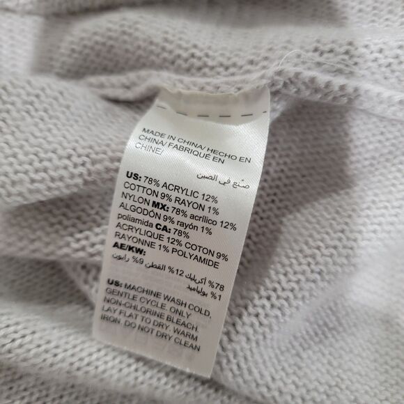 Chicos Womens Sweater Size Medium 1 Floral Knit Cozy Boho - Picture 7 of 8